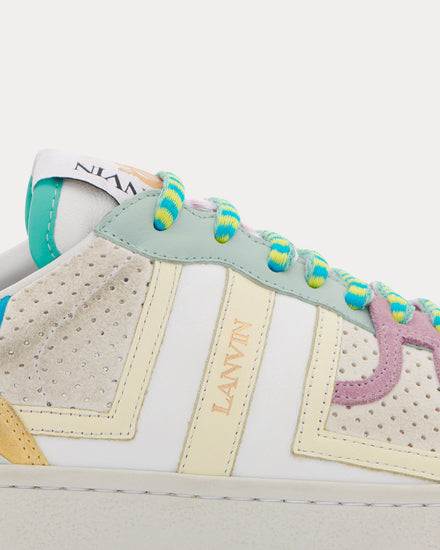 Lanvin Clay Leather Multi Low Top Sneakers - 5