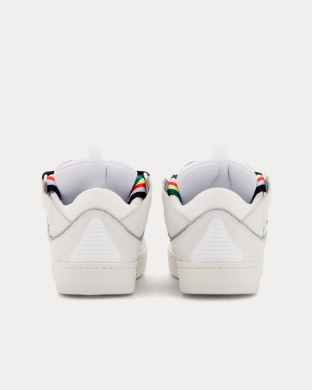 Lanvin Curb Leather White Low Top Sneakers - 4