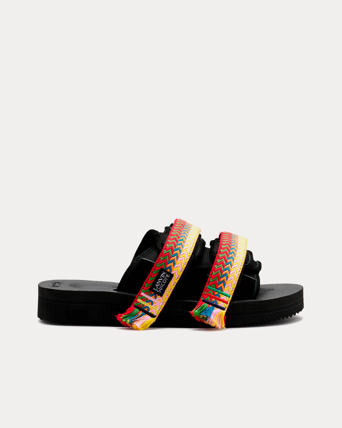 Lanvin x Suicoke - Black Nubuck Sandals