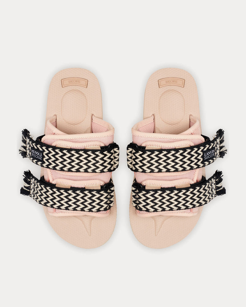Lanvin x Suicoke Pale Pink Nubuck Sandals - 2