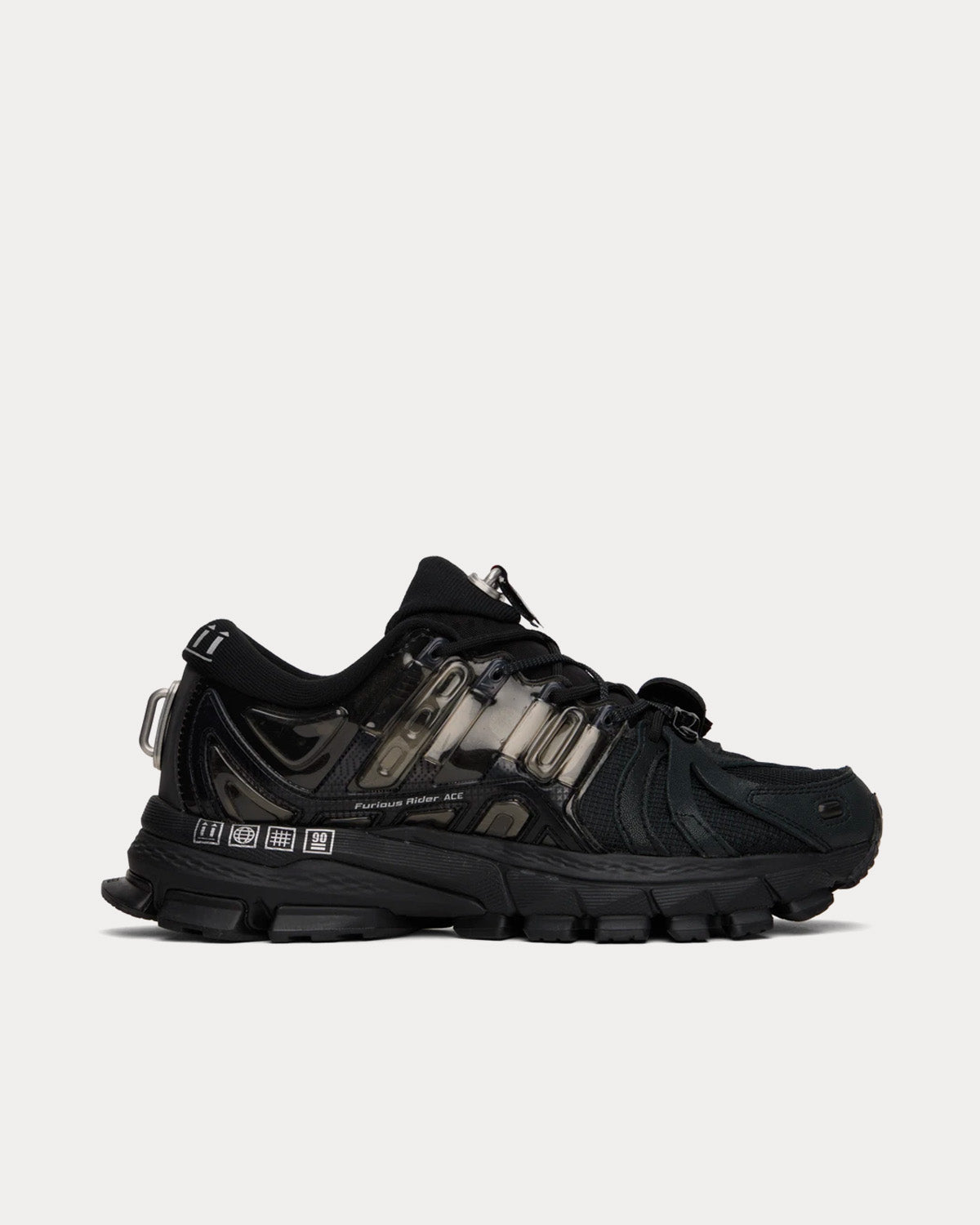 Furious Rider ACE 1.5 Black Low Top Sneakers