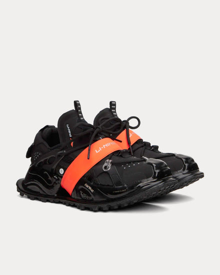 Li-Ning Halo Black / Orange Low Top Sneakers - 2