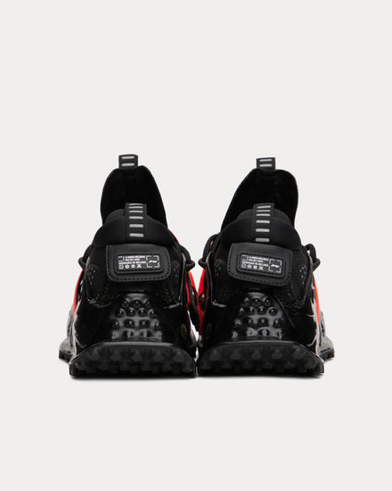 Li-Ning Halo Black / Orange Low Top Sneakers - 3