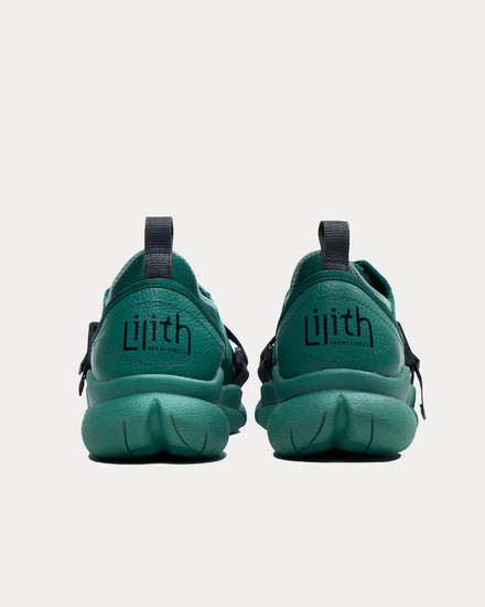 Lilith NYC Caudal Lure Concrete Jungle Green Low Top Sneakers - 3