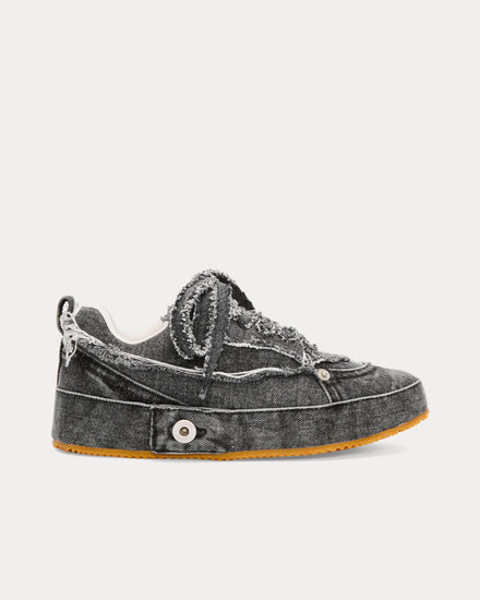 Loewe Deconstructed Sneaker in Denim Washed Grey Low Top Sneakers - 1