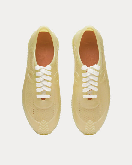 Loewe Flow Runner in Recycled PVC Light Yellow Low Top Sneakers - 2