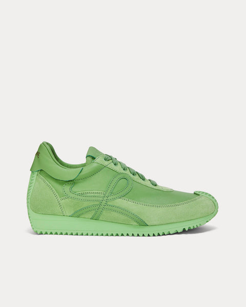 Flow Runner in Calfskin Mint Low Top Sneakers