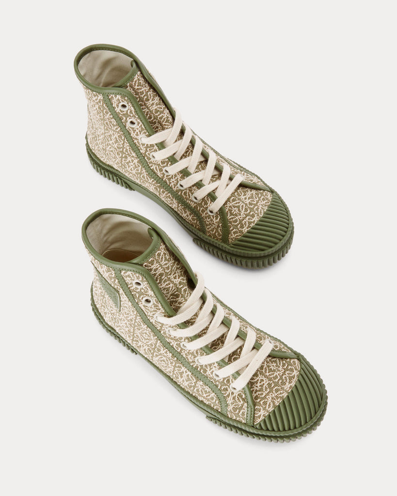 Anagram high top in jacquard and calfskin Clearance