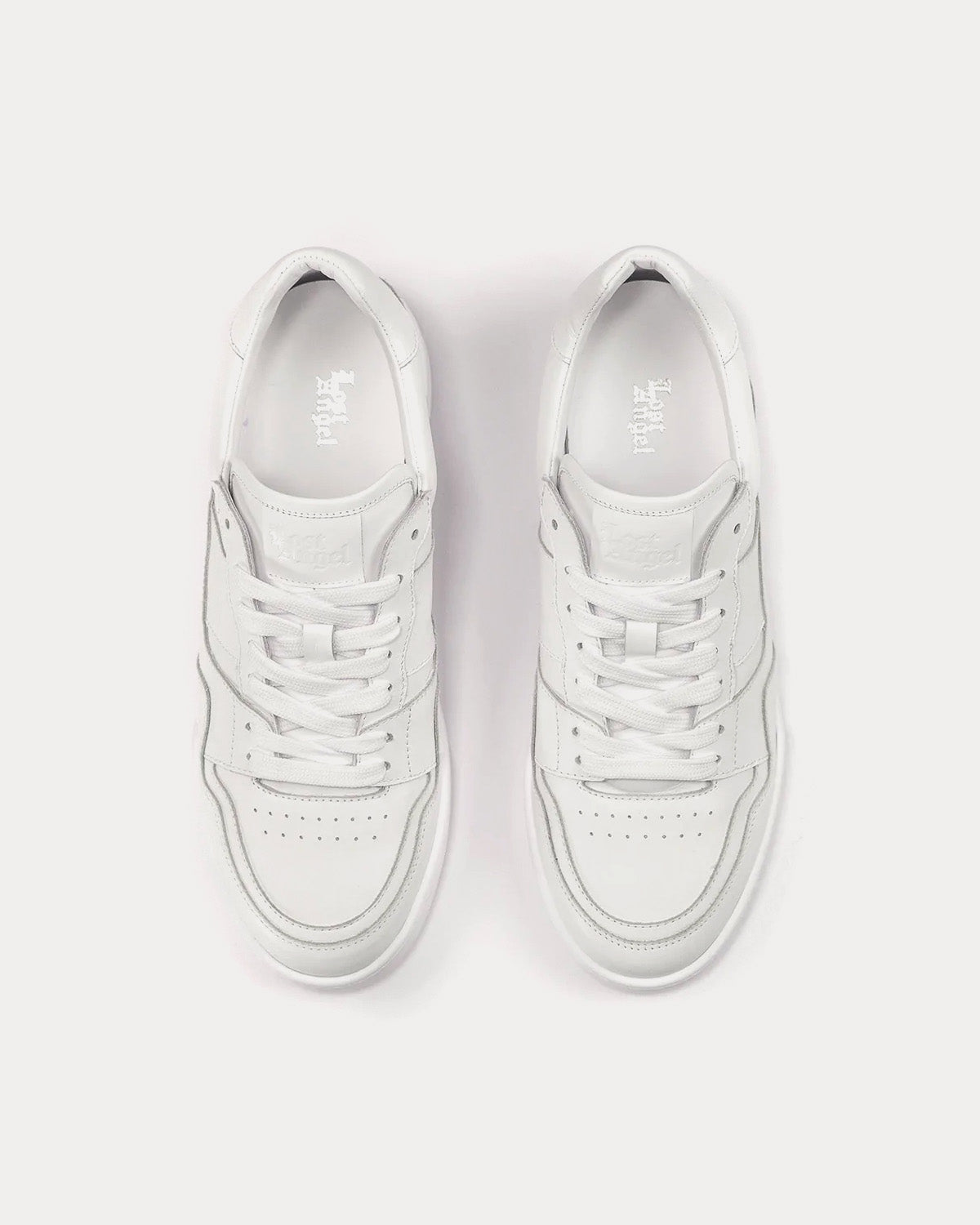 Lost Angel - Court Low Triple White Low Top Sneakers