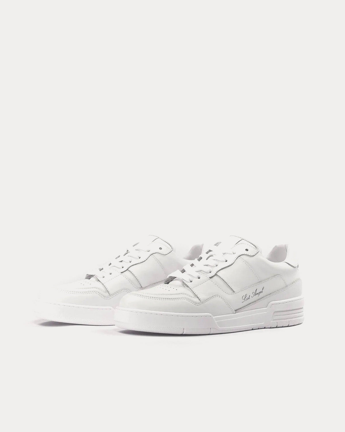 Lost Angel - Court Low Triple White Low Top Sneakers