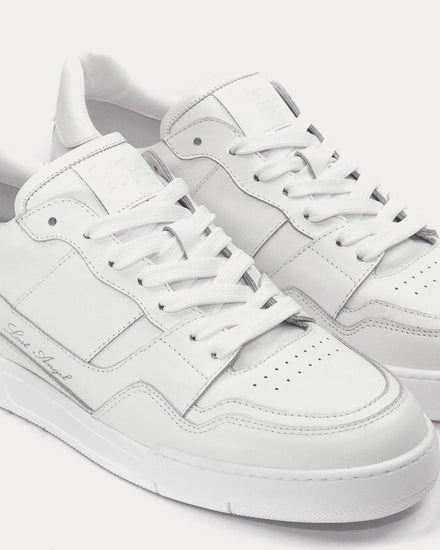 Lost Angel Court Low Triple White Low Top Sneakers - 5