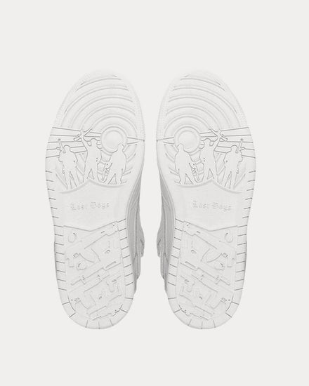 Lost Boys Clouds White Low Top Sneakers - 5