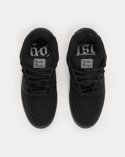 Lost Boys Midnights Black Low Top Sneakers - 2