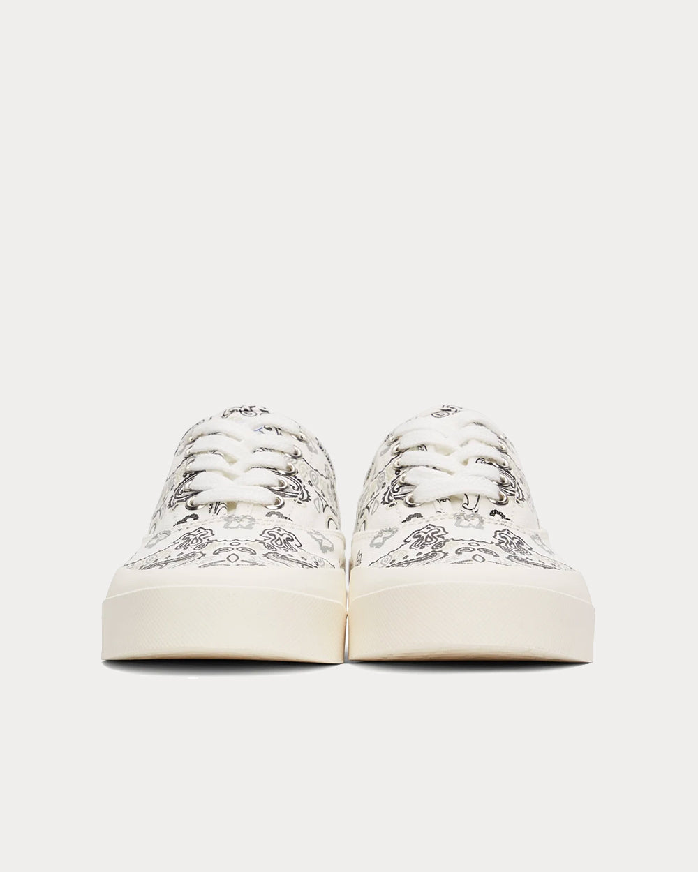 Maison Kitsuné - Bandana Print White Low Top Sneakers