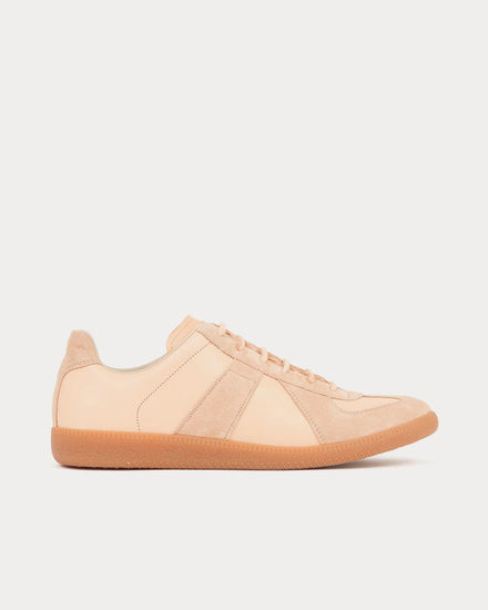 Maison Margiela Replica Beige Low Top Sneakers - 1