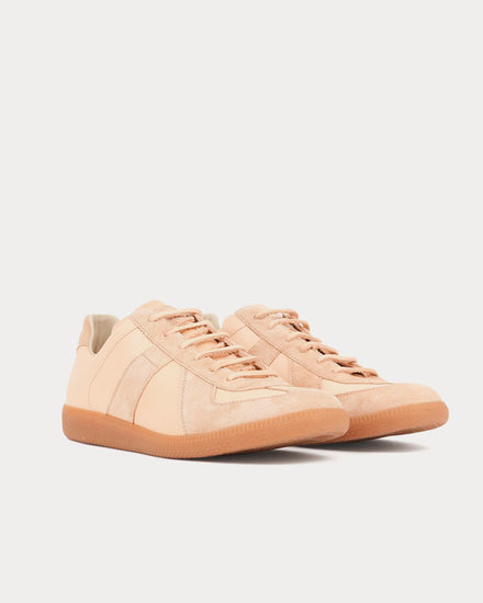 Maison Margiela Replica Beige Low Top Sneakers - 3