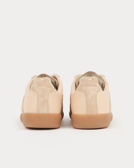 Maison Margiela Replica Beige Low Top Sneakers - 4