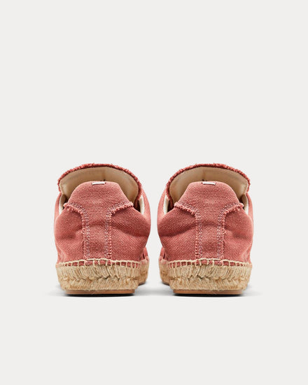 Maison Margiela Replica Espadrilles Brick Red Low Top Sneakers - 3