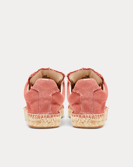 Maison Margiela Replica Espadrilles Pink Low Top Sneakers - 3