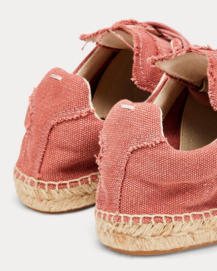 Maison Margiela Replica Espadrilles Pink Low Top Sneakers - 4
