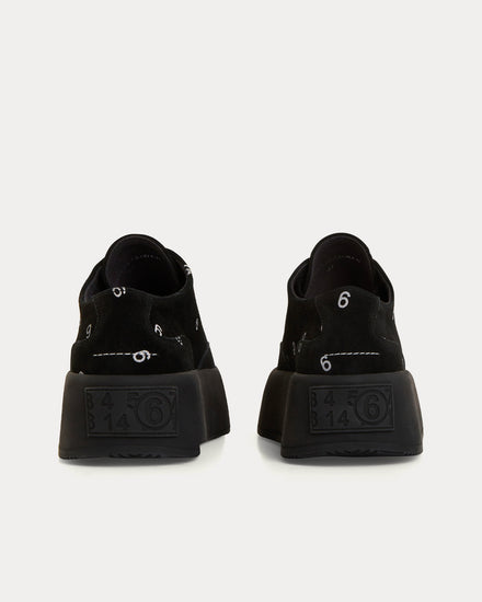Maison Margiela 6 Platform Black Low Top Sneakers - 3