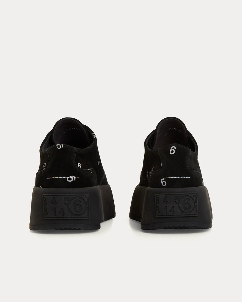 Maison Margiela 6 Platform Black Low Top Sneakers - 3