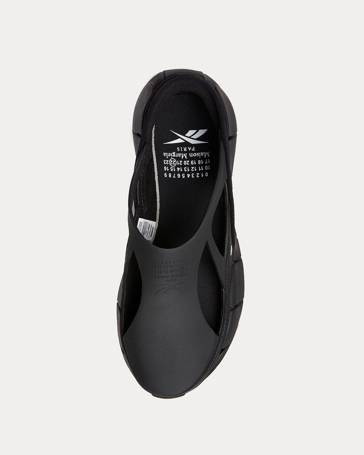Reebok X Maison Margiela - Tier 1 Croafer Black Slip On Sneakers