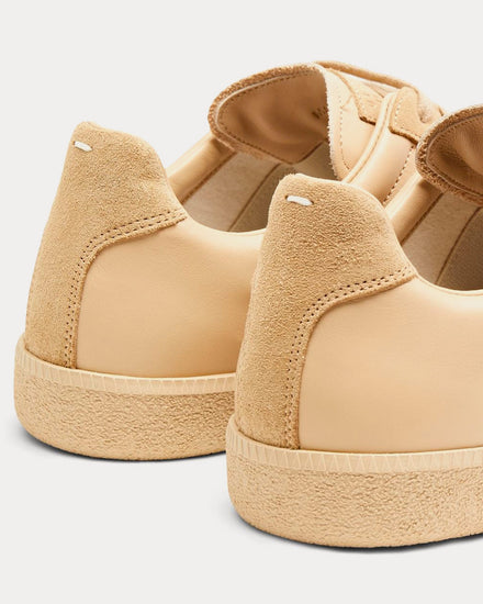 Maison Margiela Replica Beige Low Top Sneakers - 5