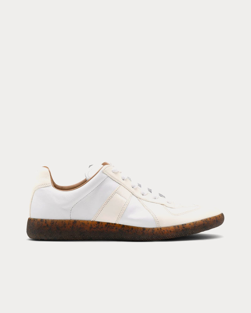 Maison Margiela Replica Ivory Low Top Sneakers - 1