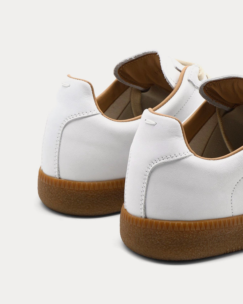 Maison Margiela Replica Paint Drop Light Grey Low Top Sneakers - 4