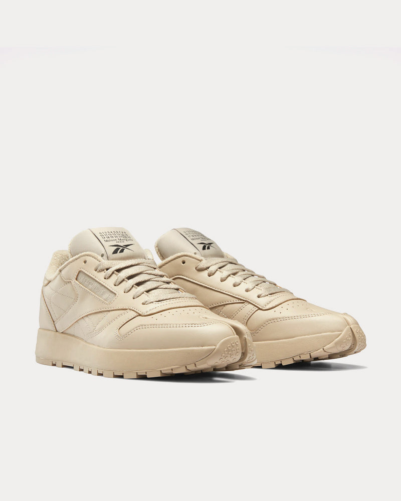 Reebok X Maison Margiela Classic Leather Tabi Modern Beige / Cloud White / Black Low Top Sneakers - 3