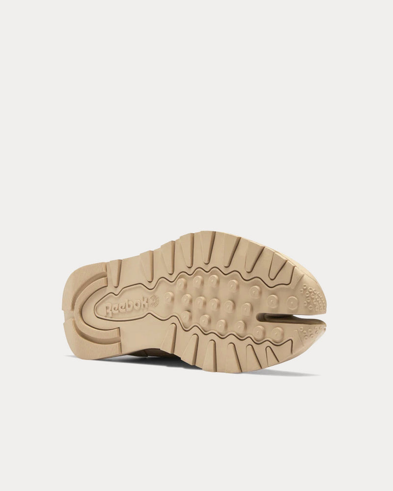 Reebok X Maison Margiela Classic Leather Tabi Modern Beige / Cloud White / Black Low Top Sneakers - 4