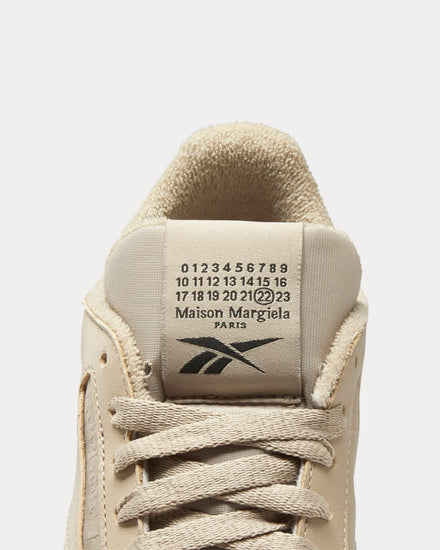 Reebok X Maison Margiela Classic Leather Tabi Modern Beige / Cloud White / Black Low Top Sneakers - 5