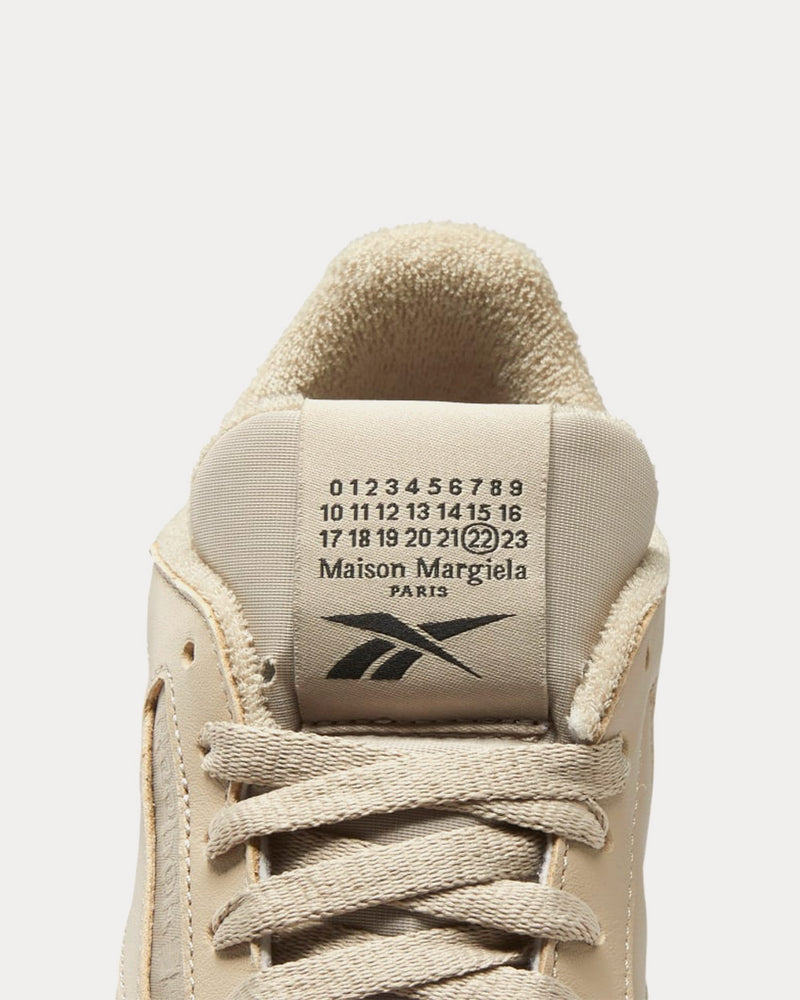 Reebok X Maison Margiela Classic Leather Tabi Modern Beige / Cloud White / Black Low Top Sneakers - 5