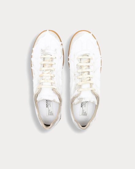Maison Margiela Replica Bianchetto White Low Top Sneakers - 3