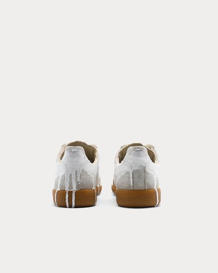 Maison Margiela Replica Bianchetto White Low Top Sneakers - 4