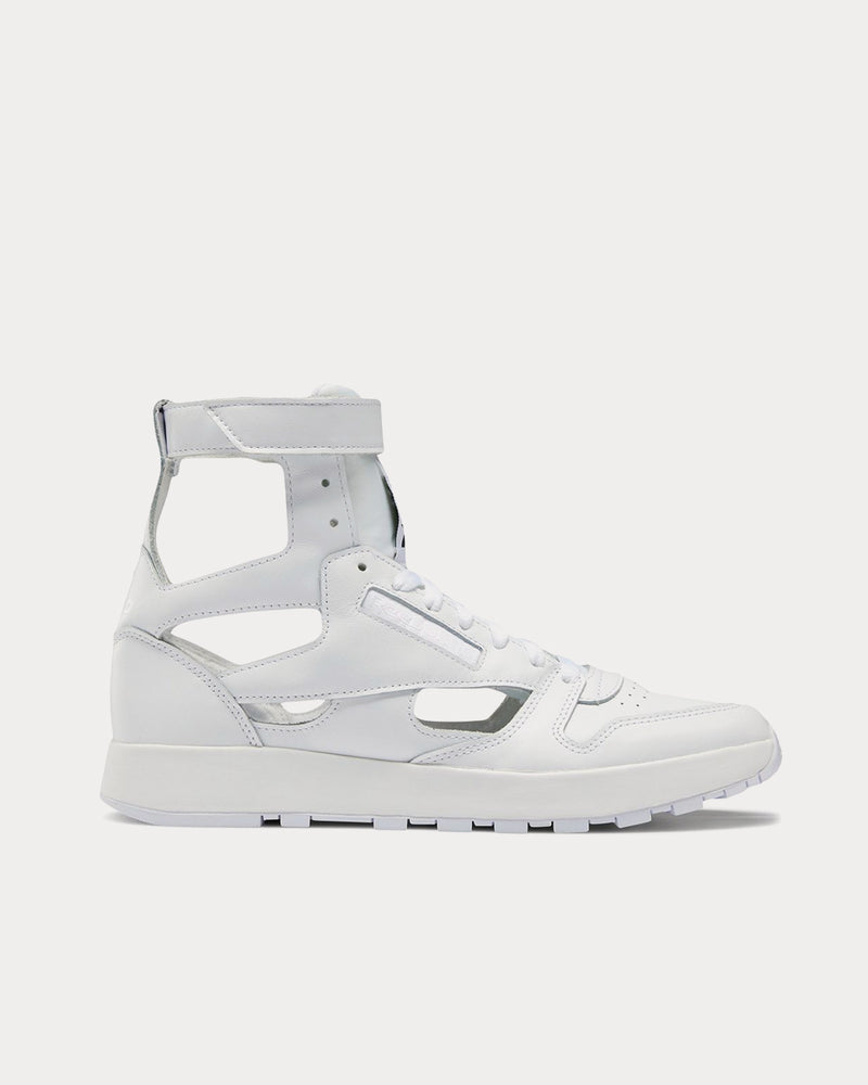 Reebok X Maison Margiela Tabi-Toe Lace-Up White High Top Sneakers - 1