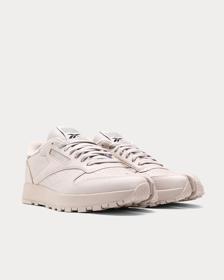 Reebok X Maison Margiela Classic Leather Tabi Beige Low Top Sneakers - 2