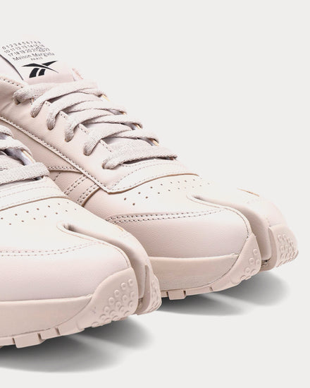 Reebok X Maison Margiela Classic Leather Tabi Beige Low Top Sneakers - 4