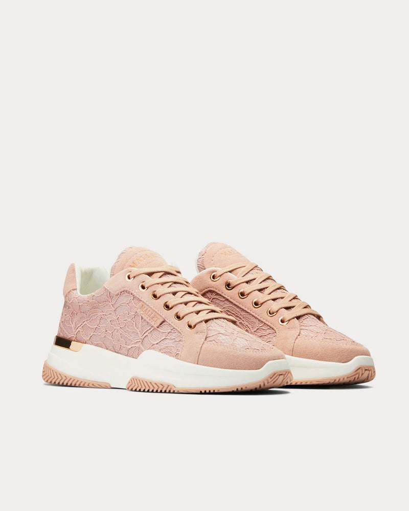 Mallet Kingsland Pink Lace Low Top Sneakers - 2