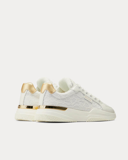Mallet Kingsland White Lace Low Top Sneakers - 3