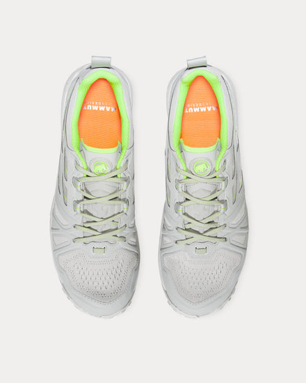 Mammut Saentis Low GTX  Ice Grey / High Lime Running Shoes - 2