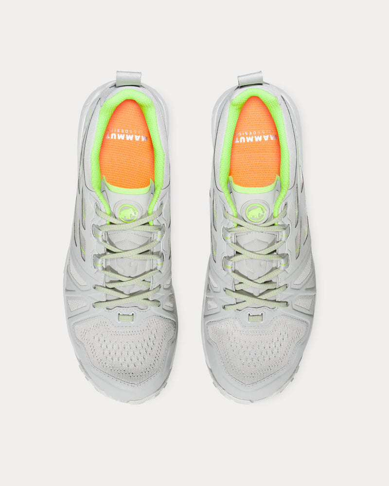 Mammut Saentis Low GTX  Ice Grey / High Lime Running Shoes - 2