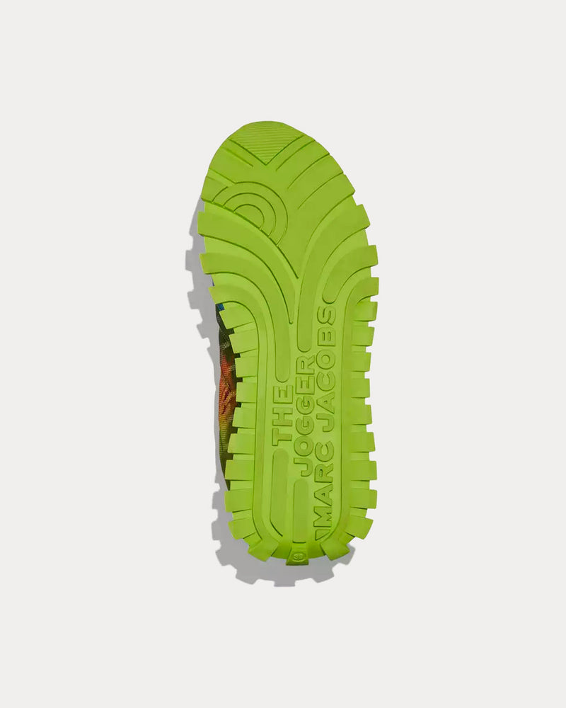 Marc Jacobs Acid Floral Jogger Multi Low Top Sneakers - 5