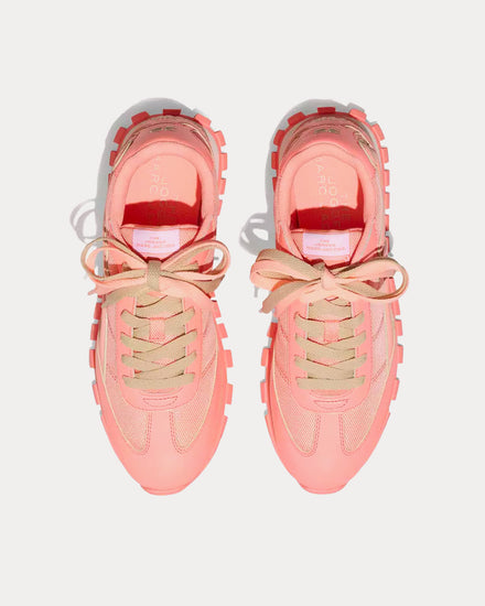 Marc Jacobs The Fluoro Jogger Fluo Coral Low Top Sneakers - 2
