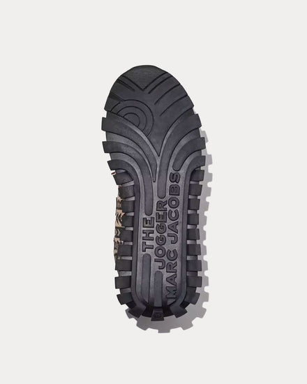 Marc Jacobs Monogram Jogger Black / White Low Top Sneakers - 5