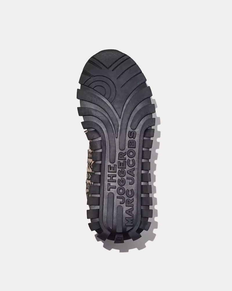 Marc Jacobs Monogram Jogger Black / White Low Top Sneakers - 5