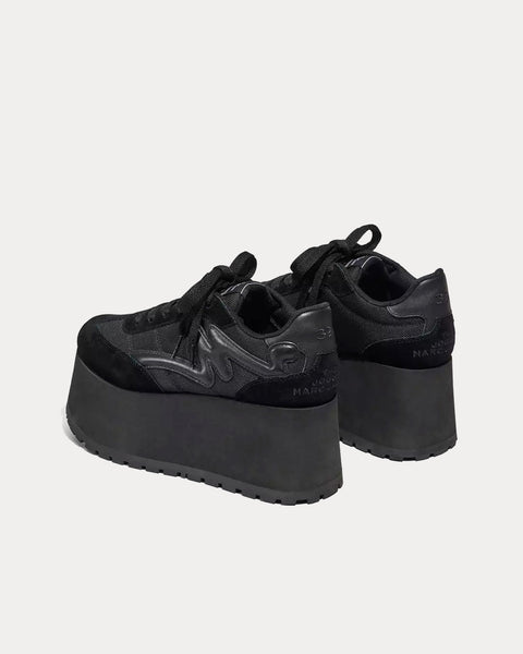 The Platform Jogger Black Low Top Sneakers