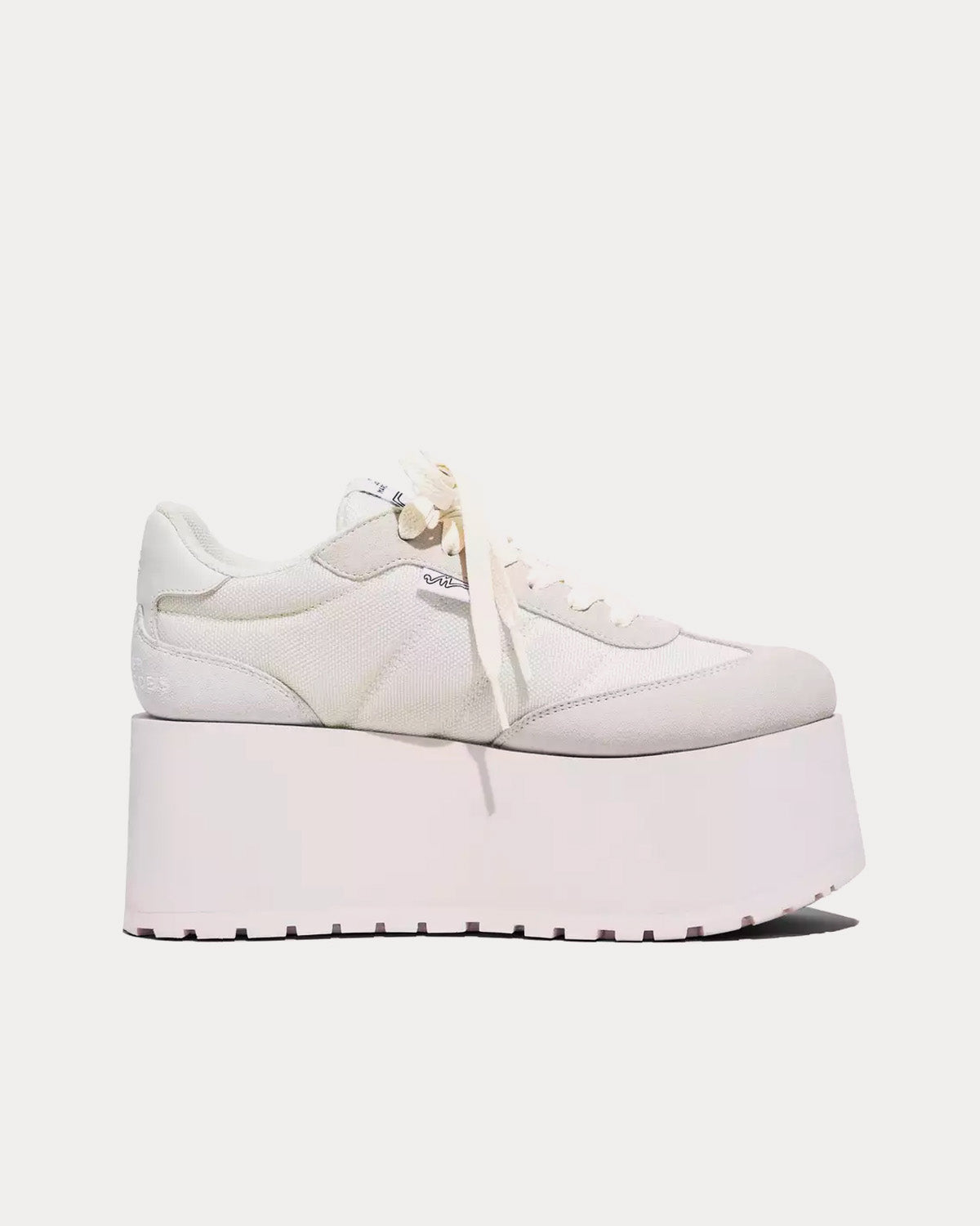 Marc Jacobs Women's The Platform Jogger White Low Top Sneakers