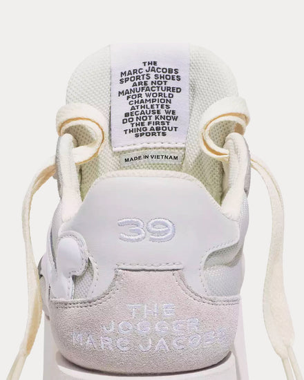 Marc Jacobs The Platform Jogger White Low Top Sneakers - 5